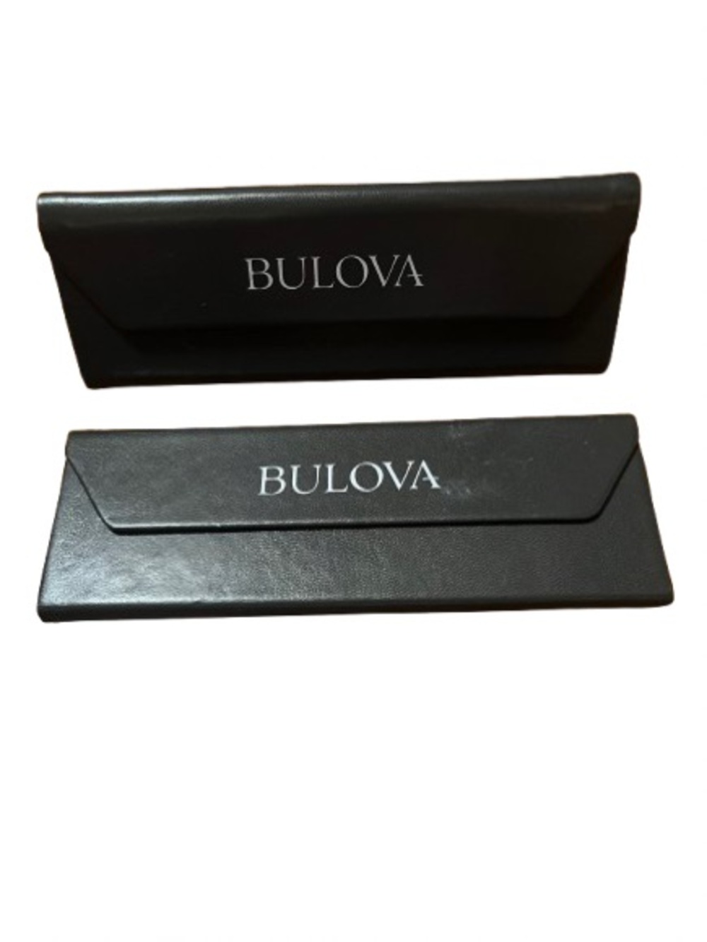 Bulova Set of Two Elegant Black Eyeglass Case